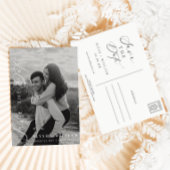 Ellesmereミニマル写真日付はがきを保存 招待状