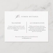 Ellesmereミニマル素晴らし詳細エンクロージャカード エンクロージャーカード (正面)