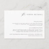 Ellesmereミニマル素晴らし詳細エンクロージャカード エンクロージャーカード (正面)