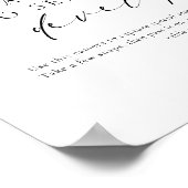 Ellesmere使モダンい捨てミニマルカメ結婚ズ ポスター (角)