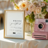 Ellesmere写真モダンミニマルゲストブック ポスター