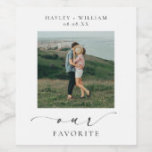 Ellesmere私たちのお気に入りの写真の好意 ワインラベル (シングルラベル)