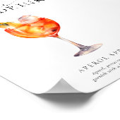 Ellesmere モダンミニマル Signature Drink Sign ポスター (角)