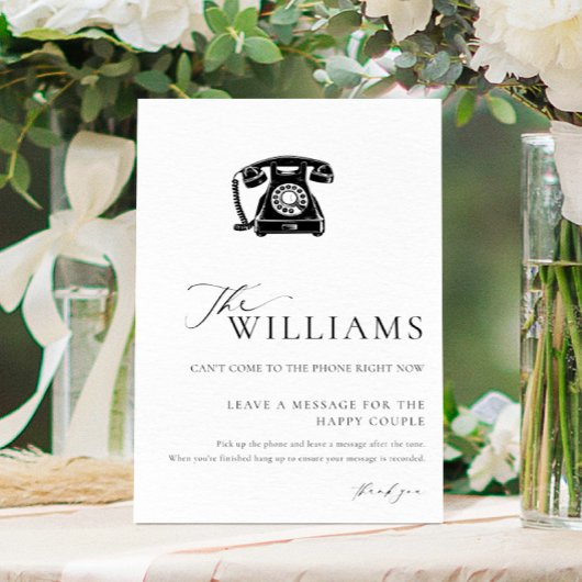 Ellesmere モダン Audioミニマル Guestbook ポスター