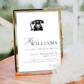 Ellesmere モダン Audioミニマル Guestbook ポスター