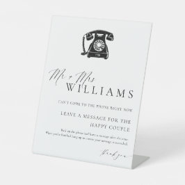 Ellesmere モダン Audioミニマル Guestbook 台座サイン