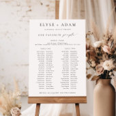 Ellesmere 2 Banet Table座席表の記号 ポスター