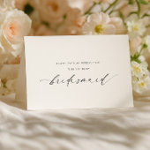 Ellesmere Bridesmaid Proposal Folded Card カード