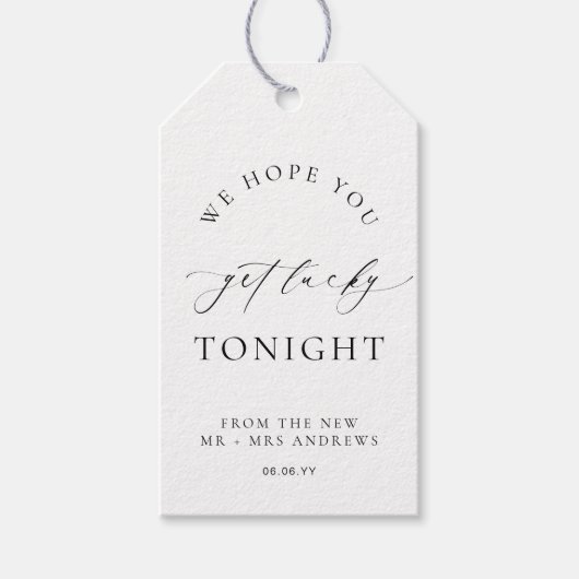 Ellesmere Get Lucky Tonight抽選チケット結婚ズ ギフトタグ (正面)