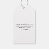 Ellesmere Get Lucky Tonight抽選チケット結婚ズ ギフトタグ (裏面)