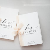 Ellesmere His Promise Vows Book'結婚s Card カード
