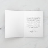 Ellesmere Our Vows結婚's Card カード (内部)