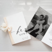 Ellesmere Photo Her 結婚 Vows's Card カード