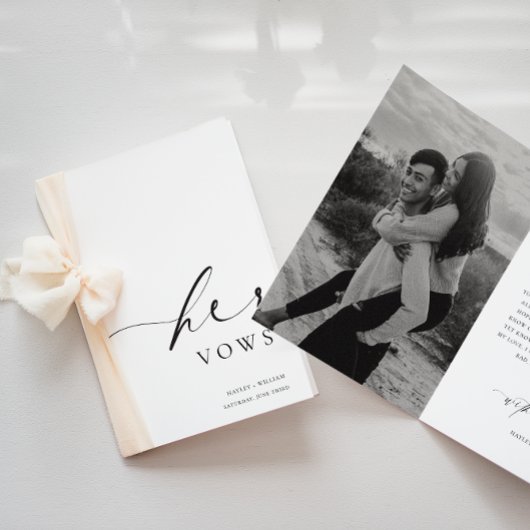 Ellesmere Photo Her 結婚 Vows's Card カード