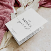 Ellesmere The Bride's Wedding Speech カード