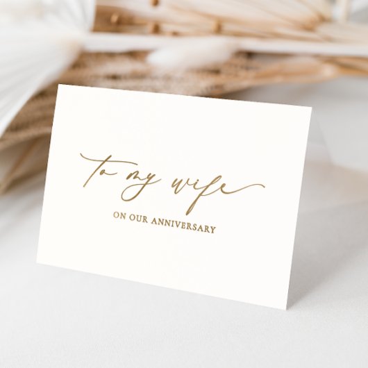 Ellesmere To My Wife On Our Anniversary 箔カード