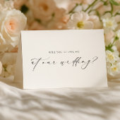 Ellesmere Wedding MC Proposal Folded Card カード