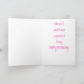 Ellieのハッピーバースデーカード(女の子) カード (内部)