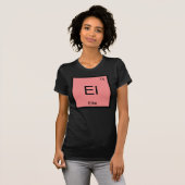 Ellie名化学元素周期表 Tシャツ (正面フル)