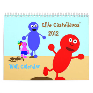 Ellie Castellanos 2012の壁掛けカレンダー カレンダー