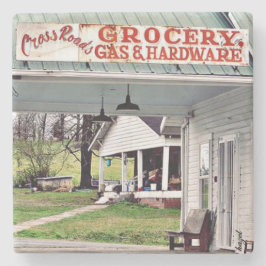 Ellijay，グルジア，リンゴ，十字路，ヴィンテージ標識 ストーンコースター