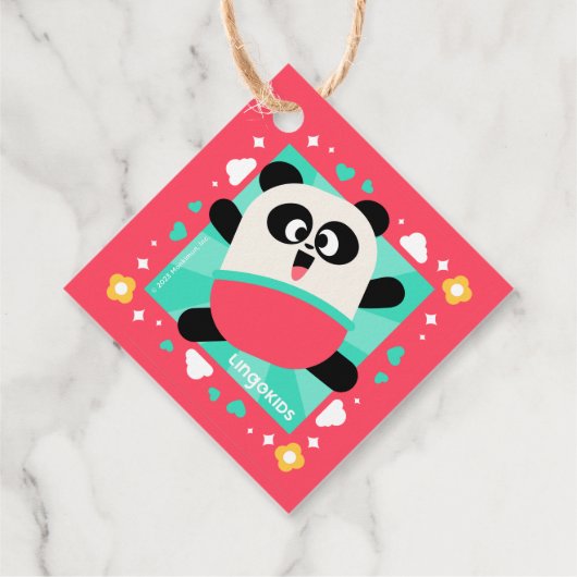 ElliotとのLingokidsパーティー フェイバータグ (裏面)