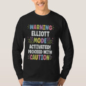 ELLIOTT Personalized Name Funny Cute Custom ELLIOT Tシャツ (正面)
