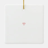 Ellis-Untamed Arctic OC Fantasy Winged Reindeer セラミックオーナメント (裏面)