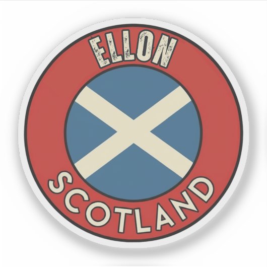 Ellon, Scotland シール (正面)