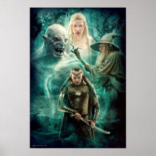 ELLOND™、Azog、Galadriel、Gandalfグラフィック ポスター