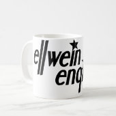 Ellweinエンジンのロゴのコーヒー・マグ コーヒーマグカップ (正面左)