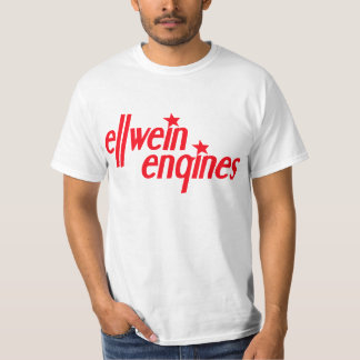 Ellweinエンジンのロゴの衣服の最も最高のな価値 Tシャツ