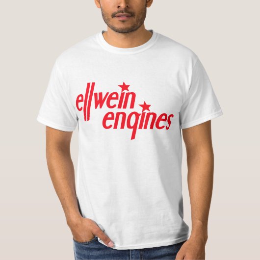 Ellweinエンジンのロゴの衣服の最も最高のな価値 Tシャツ (正面)