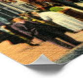 Elm St, Manchester, New Hampshire, 1948ヴィンテージ ポスター (角)