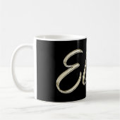 Elmar Name whitegold Tasse Teetasse Kaffeetasse コーヒーマグカップ (左)