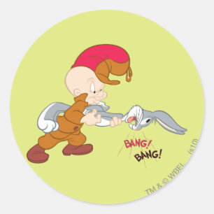 ELMER FDD™とBUGS BUNNY™ ラウンドシール