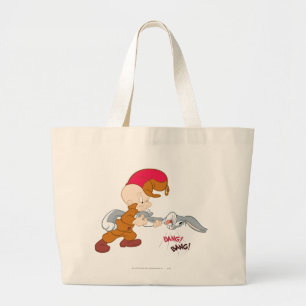 ELMER FUDD™とバグBUNNY™ ラージトートバッグ