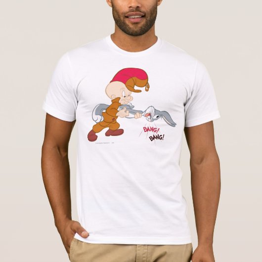 ELMER FUDD™とバグBUNNY™ Tシャツ (正面)