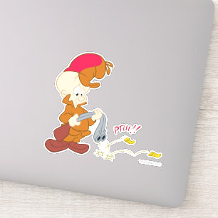 ELMER FUDD™の銃の障害 シール