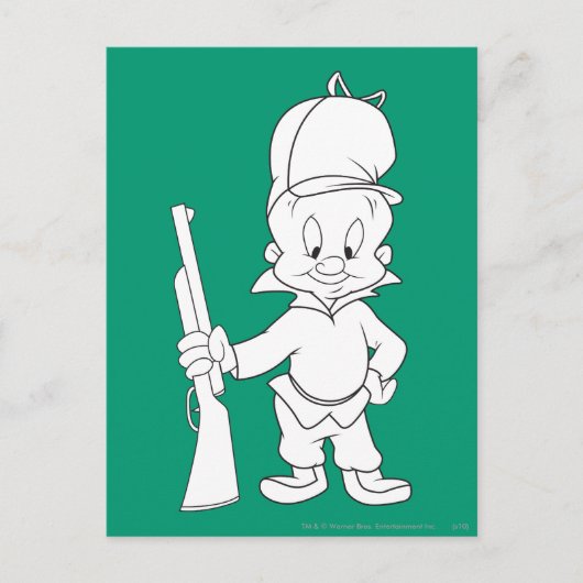 ELMER FUDD™ ポストカード (正面)