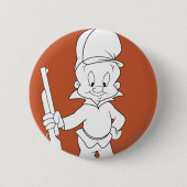 ELMER FUDD™ 缶バッジ (正面)