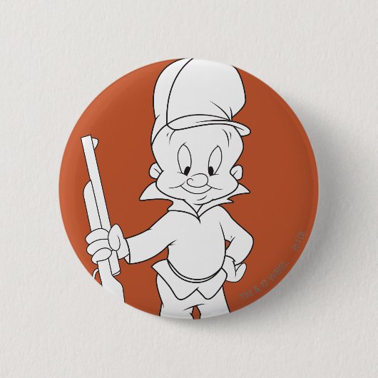 ELMER FUDD™ 缶バッジ (正面)