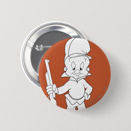 ELMER FUDD™ 缶バッジ (正面&裏面)