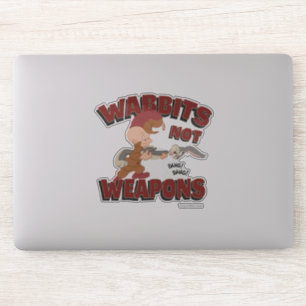 ELMER FUDD™ & BUGS BUNNY™「Wabbits Not Wepon」 シール