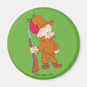 ELMER FUDD™  With Gun マグネット