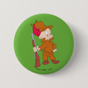 ELMER FUDD™ With Gun 缶バッジ