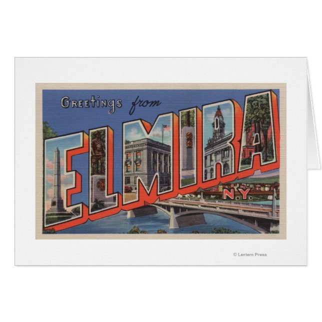 Elmira, New York - Large Letter Scenes (正面横)