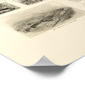 Elmira, NYパノラママップ – 1901 ポスター (角)