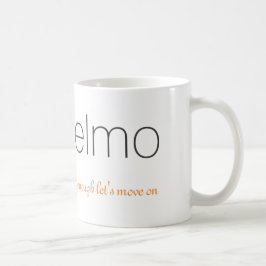 Elmo及び十分にロゴのマグ|は進もうには コーヒーマグカップ