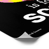 Elmo Alphabet | S Star ポスター (角)